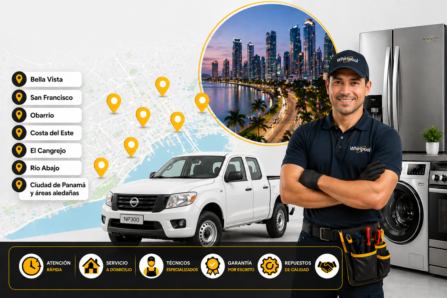 servicio técnico whirlpool Panamá