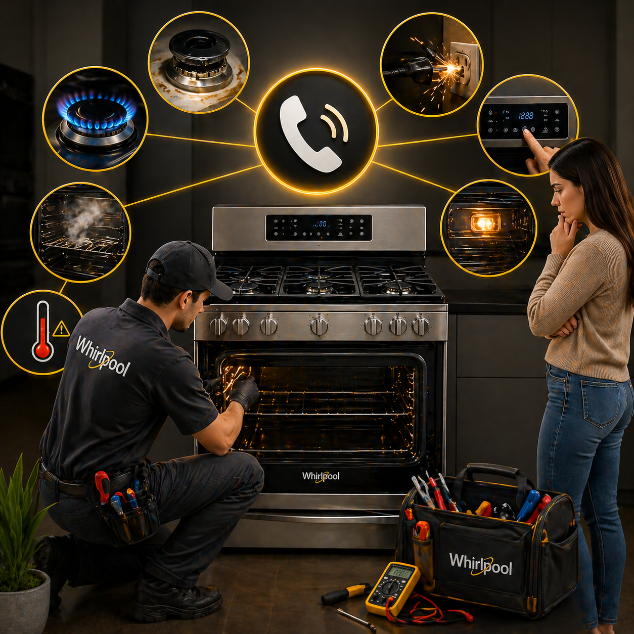 reparación estufas whirlpool Panamá