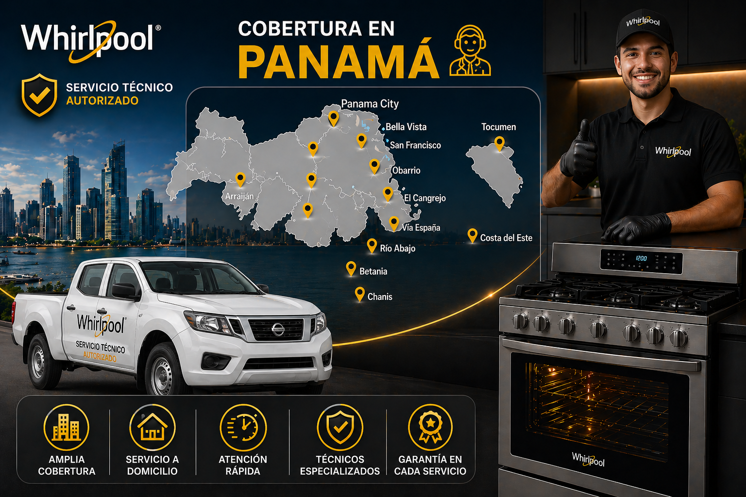 servicio técnico Whirlpool Panamá