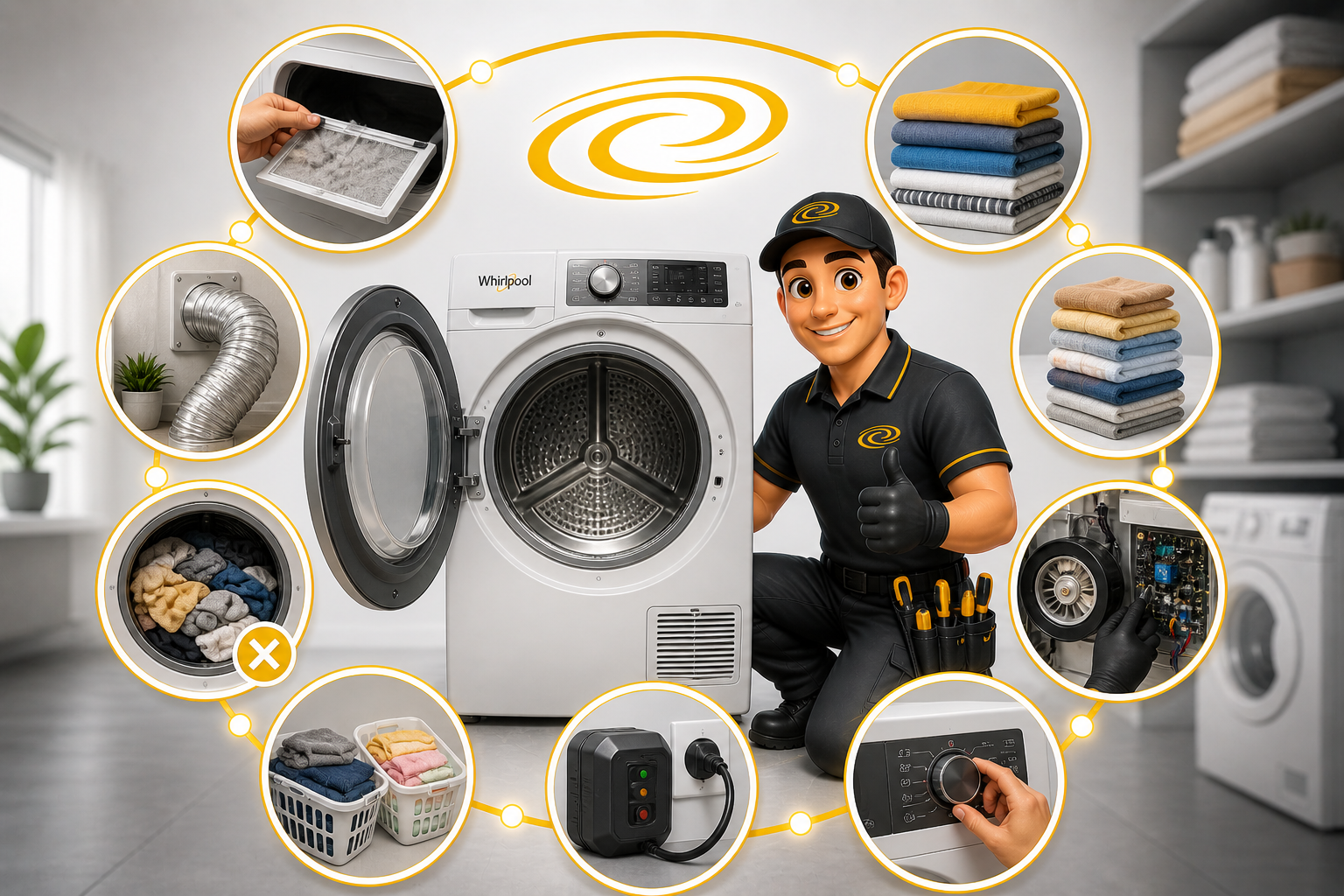 reparación de secadores Whirlpool Panamá