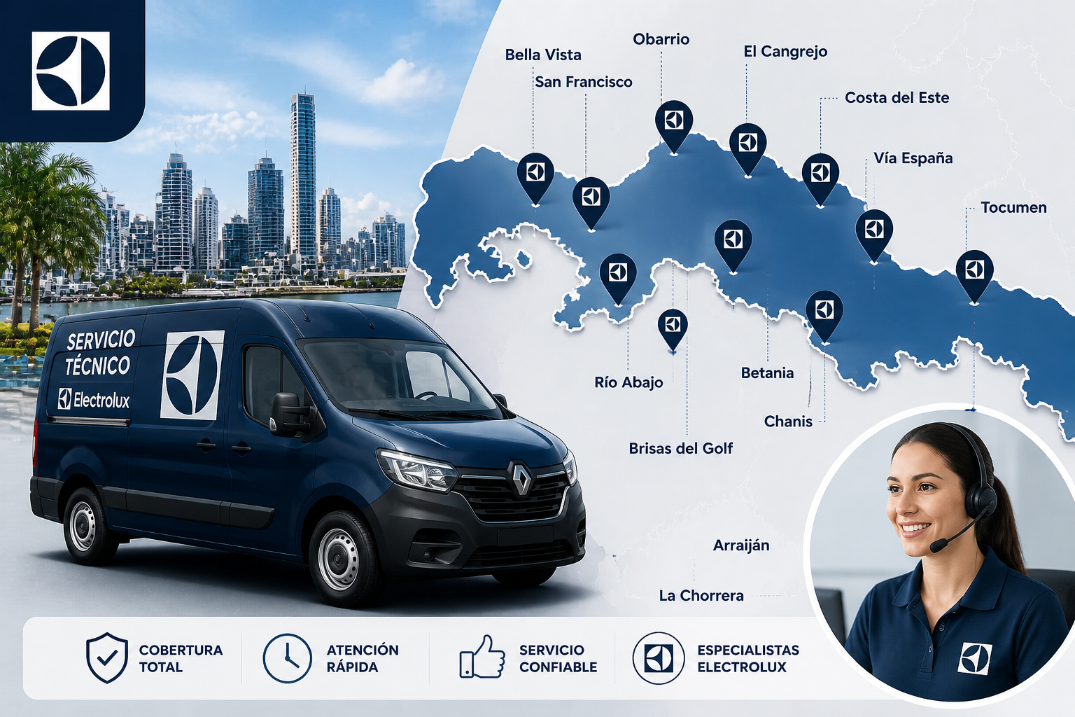 servicio técnico electrolux Panamá
