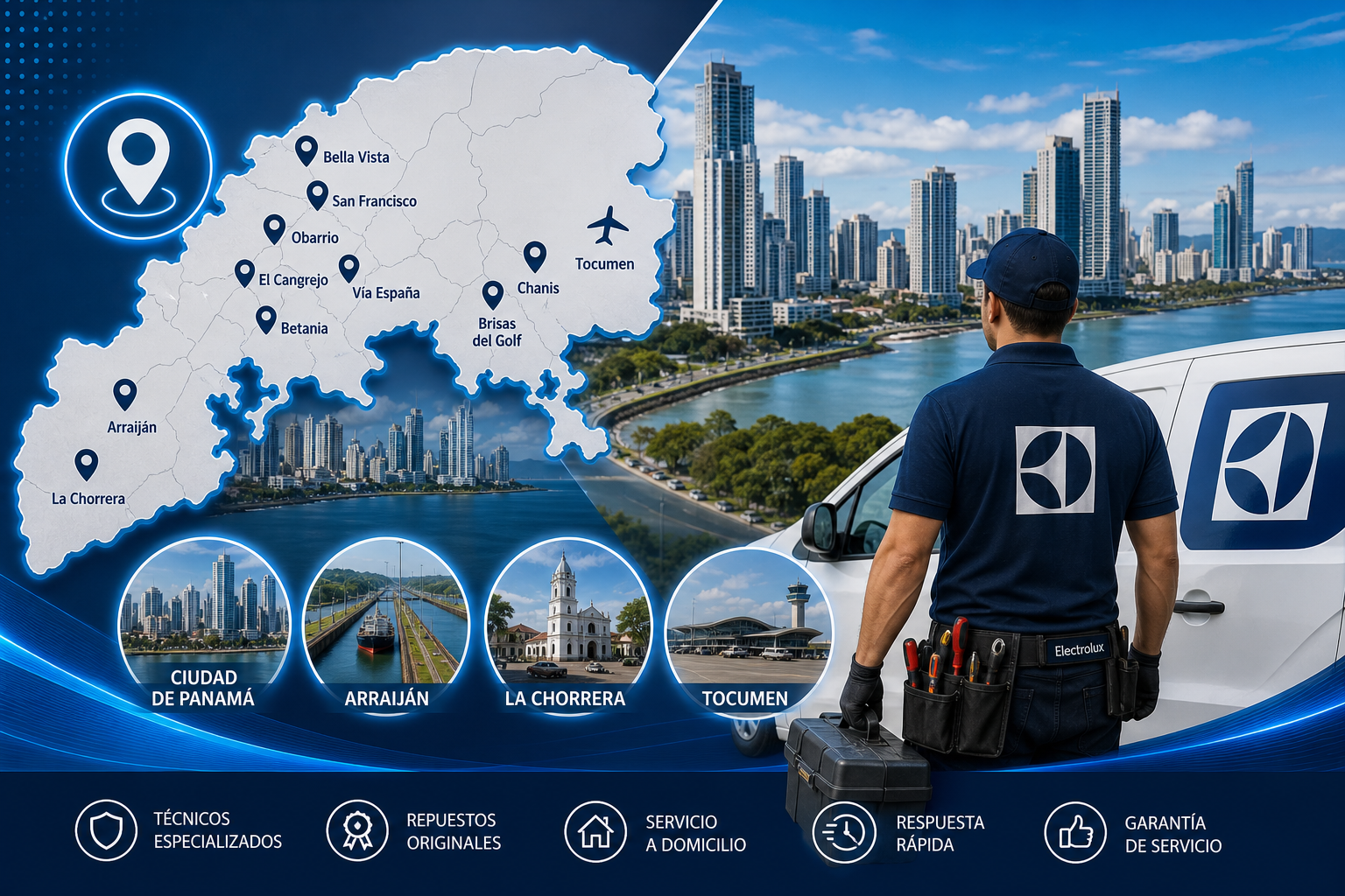 servicio técnico Electrolux Panamá