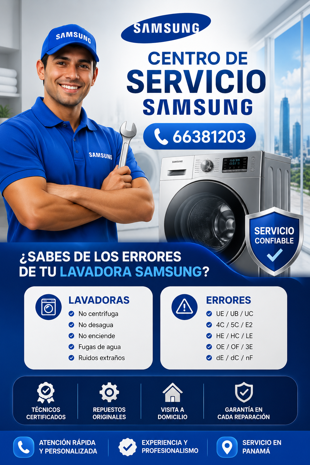 servicio técnico samsung Panamá